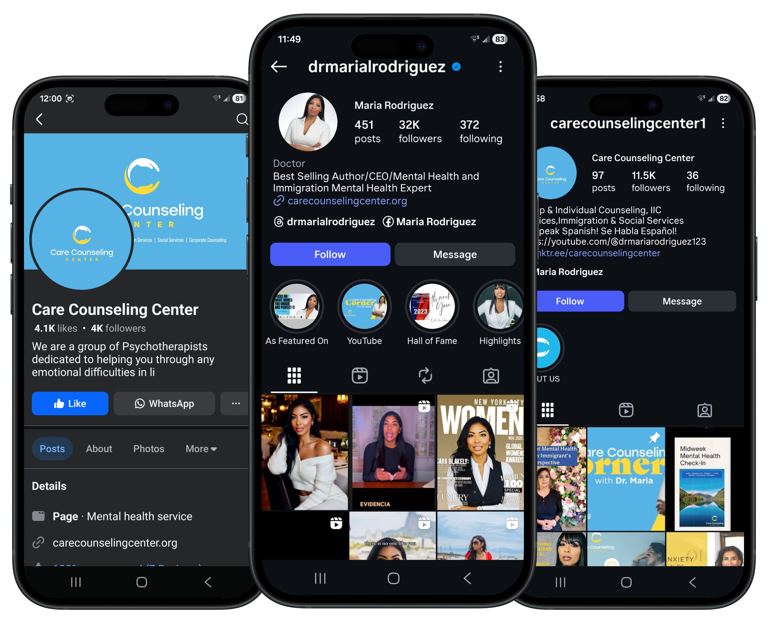Social media phones